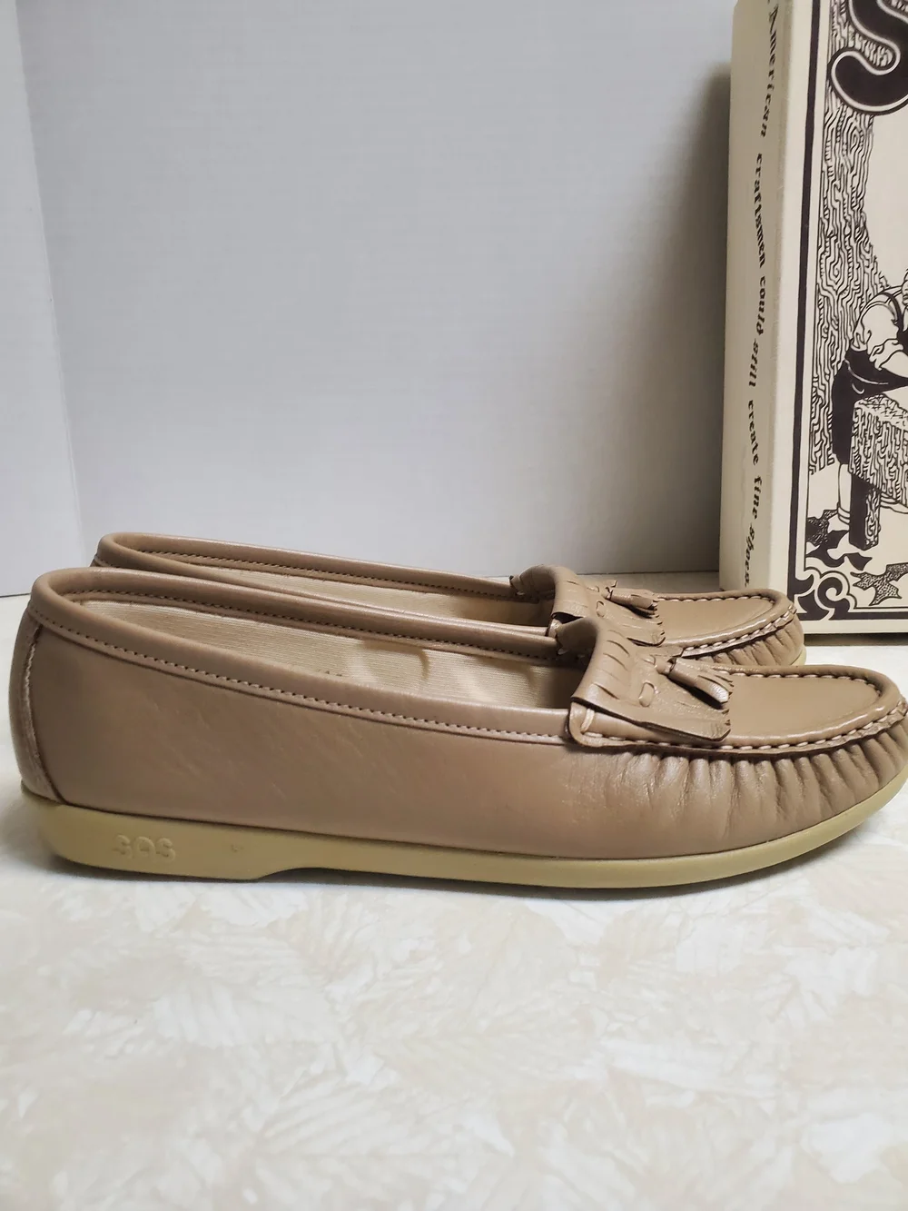 SAS Mocha Softie Leather Loafer Walking Shoe USA